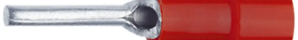 Cosse à sertir forme tige Ferratec isolé PC 0.5…1mm² rouge 100 pièces 