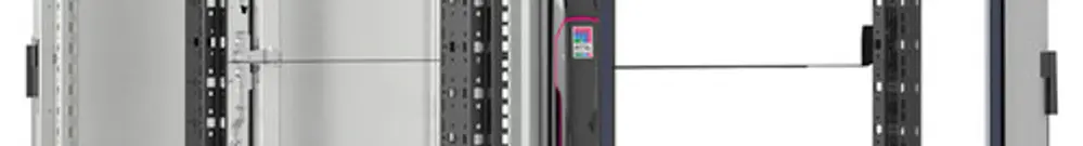 Armoire réseau 19" Rittal VX IT 5310.128 600×2000×1200mm 42UH acier gris 