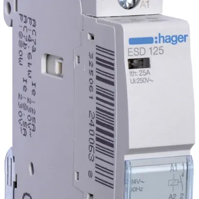 Contattore AMD Hager 24VAC 1 chiusura 25A 1UM 