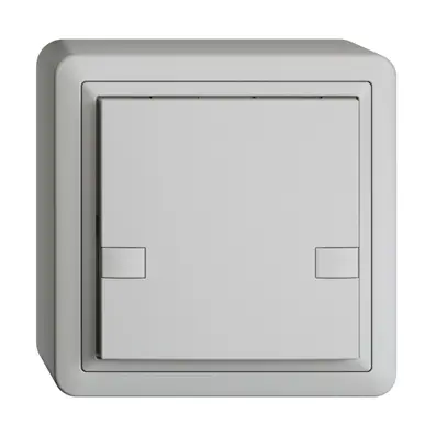 AP-KNX-Taster RGB EDUE, 250mW, o.LED, 1×Taste, 2×Tastenb., hgu 