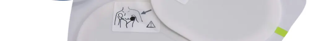 Pads à usage unique pour défibrillateur SAVER ONE, précâblés, pour adultes 