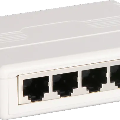 Distributore S-Bus 5×RJ45f STP, bianco 