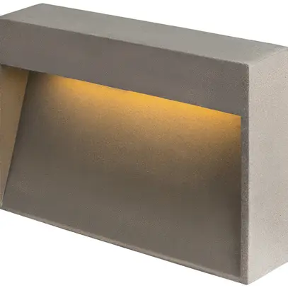 Applique LED SLV CONCRETO M 8.5W 350lm 830 IP65 250×150mm gris 