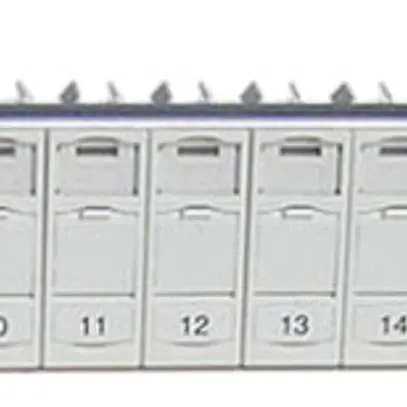 Panneau de distribution 19" Dätwyler MK 24, p.24×RJ45 modules Keystone MS-C6A -K 