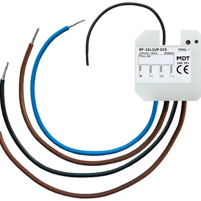 Actionneur de jalousie KNX RF+ INC MDT RF-JAL1UP.01S 1-can 10A 300W 230VAC 