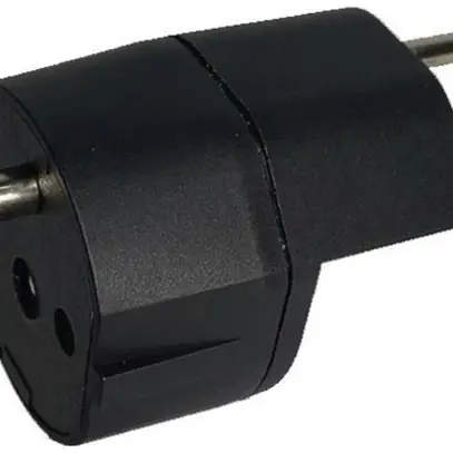 Adaptateur fixe ELBRO unique 0…230V 0…10A (type E/type 12) noir 