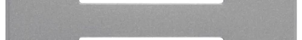 UP-Kopfzeile Legrand Arteor 1×2 horizontal 157×92mm Soft Alu 