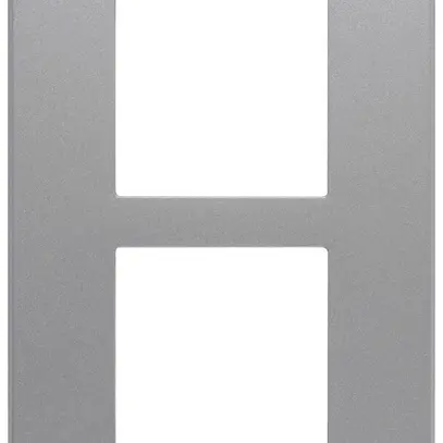 Intestazione INC Legrand Arteor 2×1 verticale 92×157mm Soft Alu 