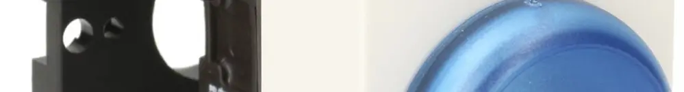 Lampada di segnalazione AMD K&N, 230VAC, 2UM, calotta blu 
