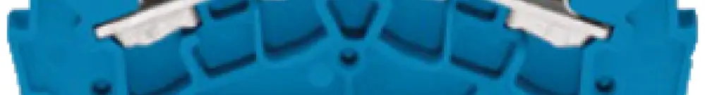 Durchgangsklemme WAGO TOPJOB S 2.5mm² 4L blau 