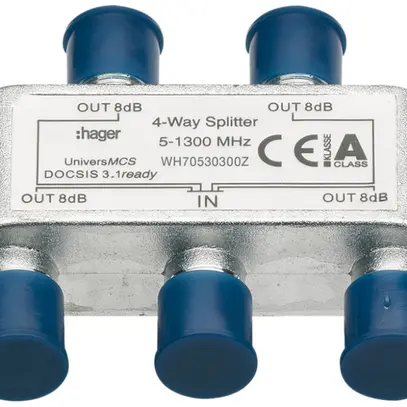 Ripartitore F Hager HMS 5…1300MHz 4 volte 