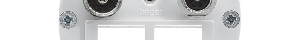 Inserto per presa multimedia Hager R/TV montaggio E 14dB 2GHz 