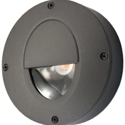 Lampada apparente LED SG Callisto 3W 110lm 840 IP65 REG Ø110mm antracite 