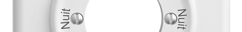Kit frontale Nuit-Jour-Nuit-Jour STANDARDdue 90×90mm bianco 