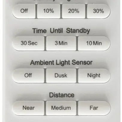 Telecomando DOTLUX, per SURFACEsensor, 120×45×18mm, bianco 