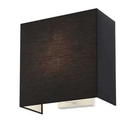 Lampada a muro SLV ACCANTO SQUARE E27 40W 260×260×130mm nero 