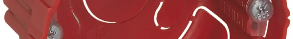Scatola INC grd.I Legrand rosso per calcestruzzo 