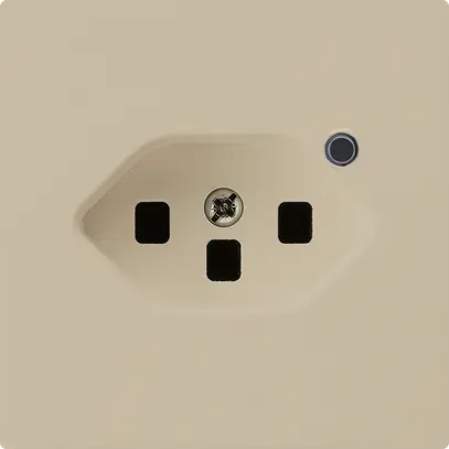 Prise Hager kallysto 1×T23 illuminé A beige 