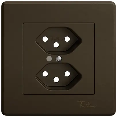 Kit di montaggio INC EDIZIO.liv SNAPFIX® per presa 2×T13 con lente frontale ma 