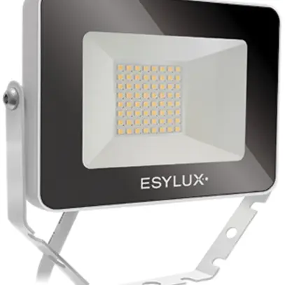 Proiettore LED ESYLUX OFL BASIC, 10W 3000K 1000lm 148×28×100mm IP65, bianco 