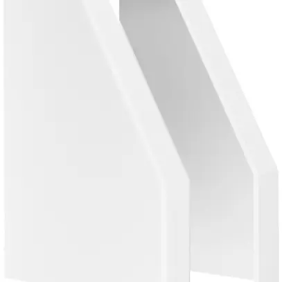 Piastra terminale tehalit per RK 190 bianco puro 