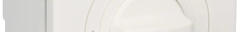 Interruttore graduato AP NEVO, 20A, 1P, 87×87mm, 2×60°, 1-2-3, bianco 