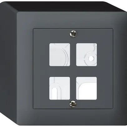 Kit frontal AP kallysto Q pour 4 modules anthracite 