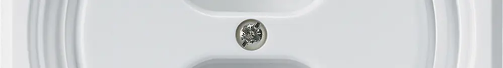 Presa INC robusto 2×tipo 23 bianco per combinazione 