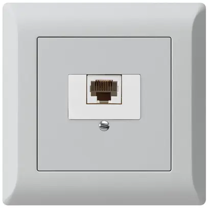 Boîte ENC kallysto.line 1×RJ45u gris clair 