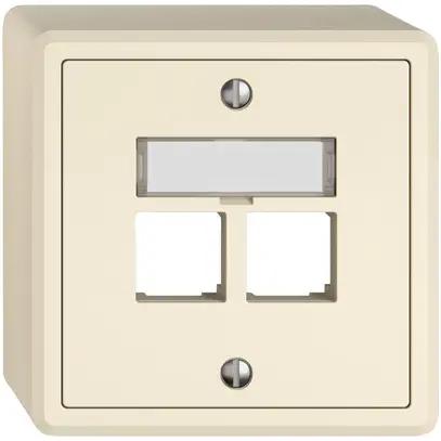Kit di montaggio AP EDIZIO.liv EASYNET S-One SNAPFIX® destra per 2×RJ45 cr 