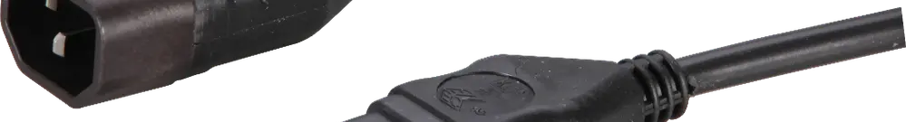 Câble d'app.Td 3×0.75mm² 1.5m noir fiche 6G+prise 113 surm. 
