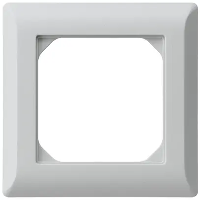 Cadre de recouvrement ENC kallysto.line 1×1 gris clair 92×92mm 