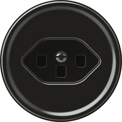 Presa origin 1×tipo 23 16A 230V 60×60mm nero 