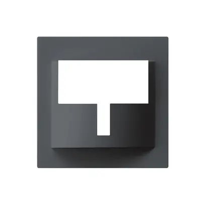 Kit frontal kallysto anthracite, 60×60mm pour détecteur de mouvement 