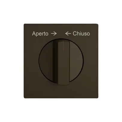 Kit di montaggio EDIZIO.liv SNAPFIX® pulsante girevole mano.Aperto → ← Chiuso ma 
