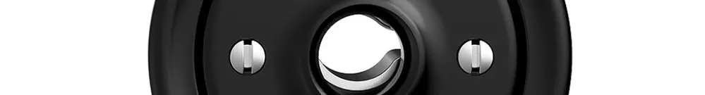 Disque frontal STANDARDdue noir pour boîte de raccordement 16A 
