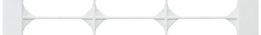 Telaio di copertura INC kallysto.pro 4×3 bianco 274×214mm 