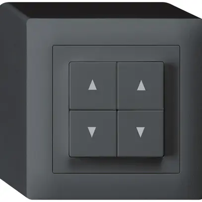Interrupteur pour stores AP kallysto anthracite avec 4 touches 