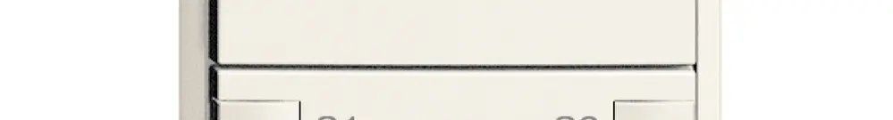 UP-Taster ZEP IR ON-OFF-Szene 1K/2T EDIZIOdue weiss 
