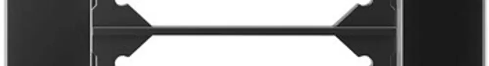 Intestazione INC EDIZIO.liv prestige SNAPFIX® 4×1 274×94mm vetro nero 