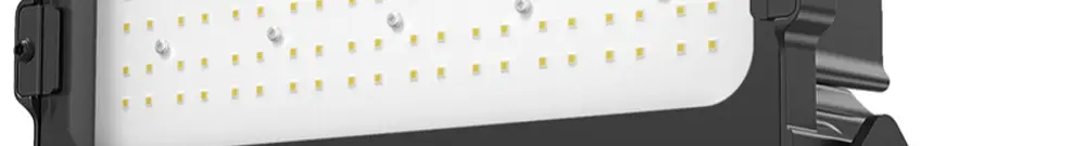 Projecteur LED DOTLUX LENSplus 200W 25300lm 3000K IP66 15° 435×345mm noir 