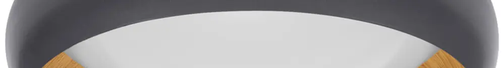 LED-Deckenleuchte LEDVANCE Orbis Livia 16W 750lm 830 Ø300×95mm grau/Holz 