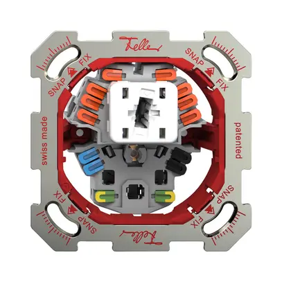 Combinazione INC Feller SNAPFIX® schema 6+T23 