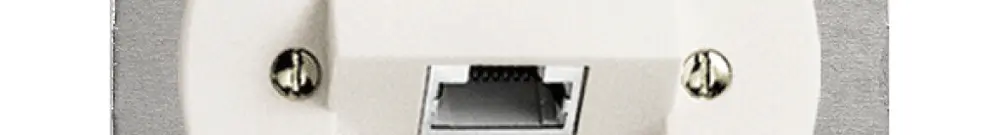 Prise ENC 1×RJ45/s 4P blanc ITplus PM 58mm 