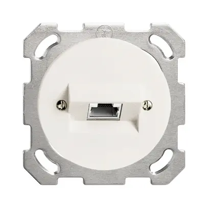 Prise ENC 1×RJ45/s 4P blanc ITplus PM 58mm 