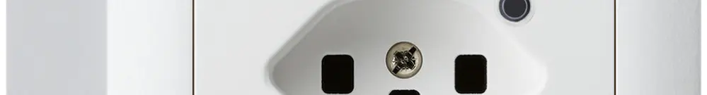 Presa AP Hager kallysto 1×T23 illuminato Q bianco ultra 
