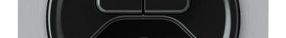Combinazione INC origin 2×tasti 2×luminoso 2CO+T13 1P 0<1 10A 230V 77×77mm nero 