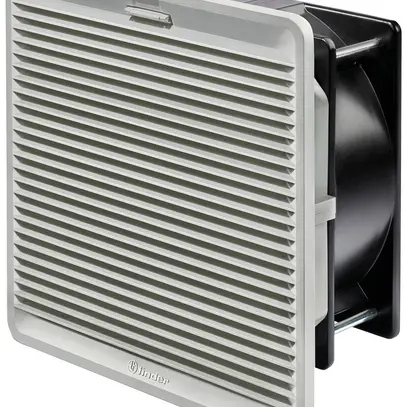 Ventilatore Finder 7F.30 400m³/h 255×255×144mm 184…253V con filtro grigio 