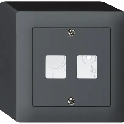 Kit frontale AP kallysto Q per 2 moduli antracite 