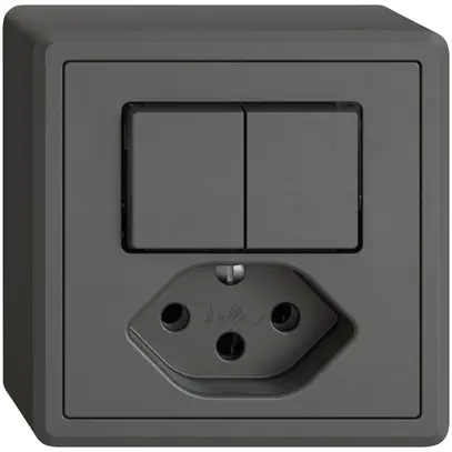 Combinaison AP EDIZIO.liv SNAPFIX® 2×schéma 3+T13 grf 